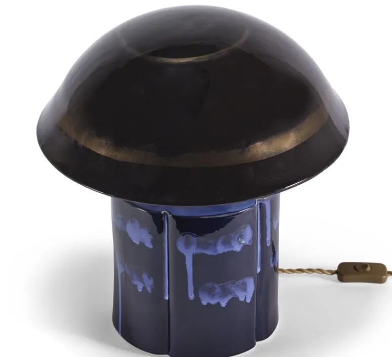 Lampe*Serax Lampe à poser, John, , L36cm, H40cm - bleu foncé