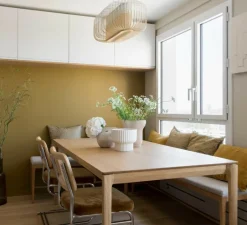 Lampe*Audo Copenhagen Lampe à poser, JWDA , , Ø19cm, H32cm - marbre blanc, opalin mat