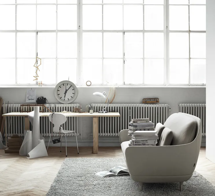 Lampe à poser, Kaiser Idell 6631-T Luxus, blanc, L28,5cm, H42,5cm - Fritz Hansen