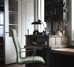 Lampe*Fritz Hansen Lampe à poser, Kaiser Idell 6631-T Luxus, , L28,5cm, H42,5cm - noir brillant