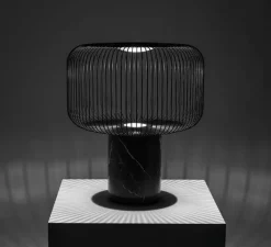 Lampe*B.lux Lampe à poser, Keshi, marbre , H44cm, Ø50cm - B-LUX noir