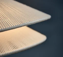 Lampe*Frandsen Lampe à poser, Kiku, , Ø35,5cm, H30cm - blanc