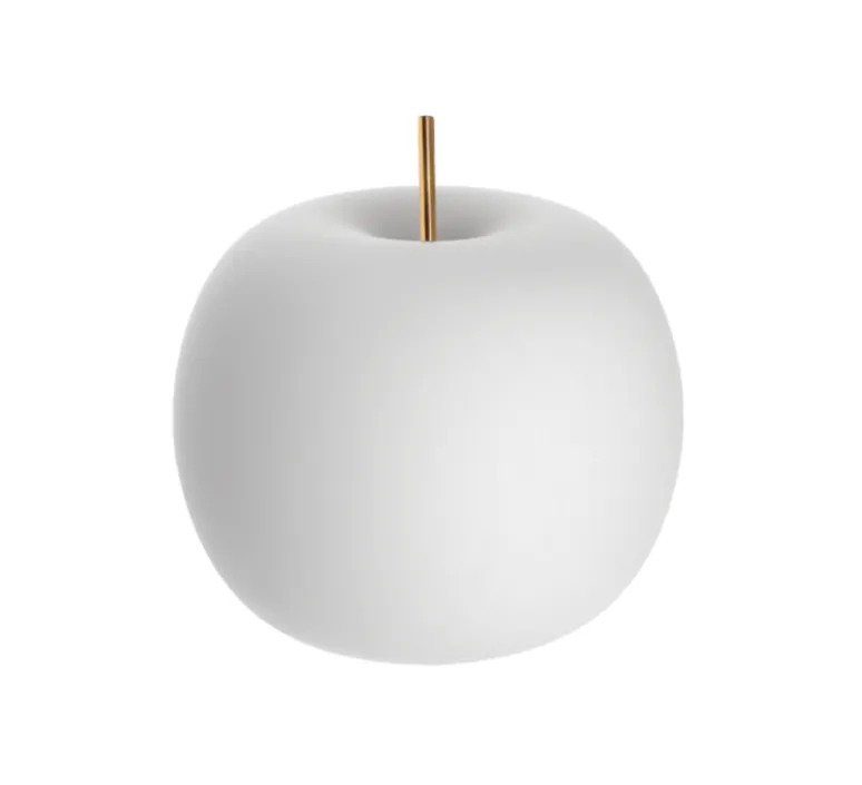 Lampe|Enfants*KDLN Lampe à poser, Kushi 33, , Ø33cm, H32cm - blanc et laiton