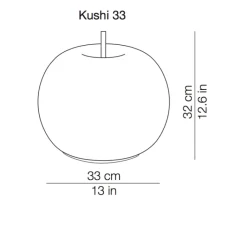 Lampe|Enfants*KDLN Lampe à poser, Kushi 33, , Ø33cm, H32cm - blanc et cuivre