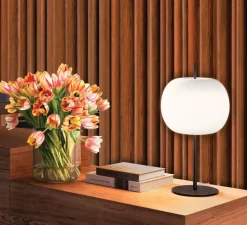 Lampe*KDLN Lampe à poser, Kushi XL, , Ø33cm, H61cm - noir