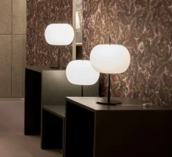 Lampe*KDLN Lampe à poser, Kushi XL, , Ø33cm, H61cm - noir