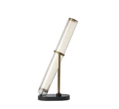 Lampe*DCW éditions Paris Lampe à poser, La Lampe Frechin, , LED, 2700K, 1240lm, L25cm, H62,5cm - marbre noir et verre