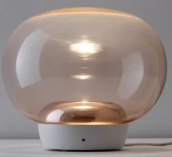 Lampe à poser, La Mariée, rose clair, IP40, LED, dim, 3000K, 1008 lm, Ø28cm, H23,5cm - Stilnovo