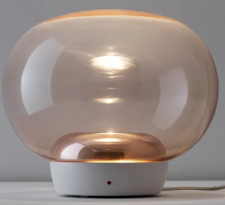 Lampe à poser, La Mariée, rose clair, IP40, LED, dim, 3000K, 1008 lm, Ø28cm, H23,5cm - Stilnovo