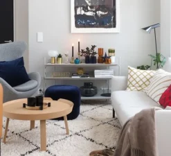 Lampe*Artemide Lampe à poser, Laguna Tavolo, , Ø16cm, H24,1cm - transparent fumé, laiton satiné