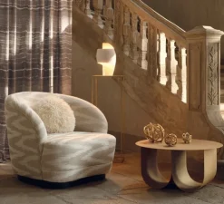 Lampe à poser, Lampe B, gypse blanc, LED, 2200K, 750 lm, L24cm, H39cm - Thierry Dreyfus -DCW éditions Paris