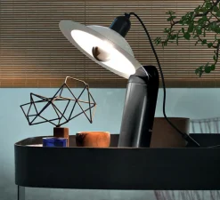 Lampe à poser, Lampiatta, noir, L28,2cm, H48,4cm - Stilnovo