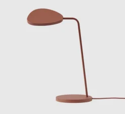 Lampe à poser, Leaf, cuivre, LED, 3000K, 370lm, L15,5cm, H41,5cm - Muuto