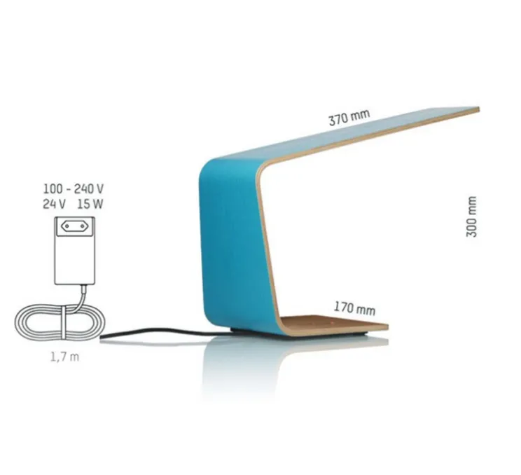 Lampe à poser, LED1, blanc, 2700K, H30cm - TUNTO