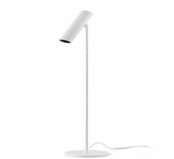 Lampe*Faro Lampe à poser, Leo, , LED, 2700K, 299 lm, Ø15cm, H48,5cm - blanc