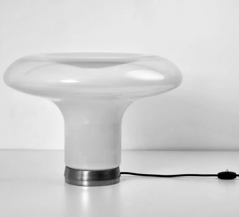 Lampe*Artemide Lampe à poser, Lesbo, , Ø52cm, H37cm - blanc fumé