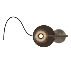 Lampe à poser, Lifa, 565.32, titanium, globes fumé et transparent, IP40, LED, 2700K, 700 lm, L18cm, H49,5cm - Tooy