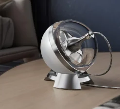 Lampe à poser, Limbus Eye Frosted, aluminium, LED, dim, 2700K, 215 lm, Ø12cm, H12cm - Lumina