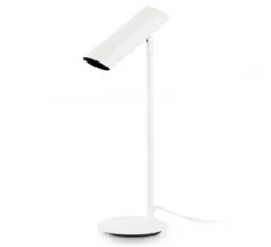 Lampe à poser, Link, blanc, LED, 450lm, 2700k, H46cm, Ø15cm - Faro