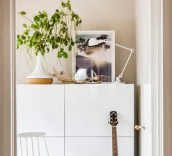 Lampe à poser, Loft D6440, 2 bras, blanc, L65cm, H80cm - Jieldé