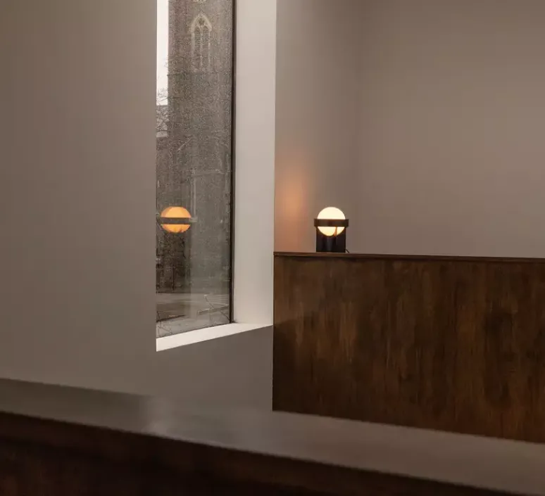 Lampe*Tala Lampe à poser, Loop, , Ø18,5cm, H24,5cm - Gris foncé