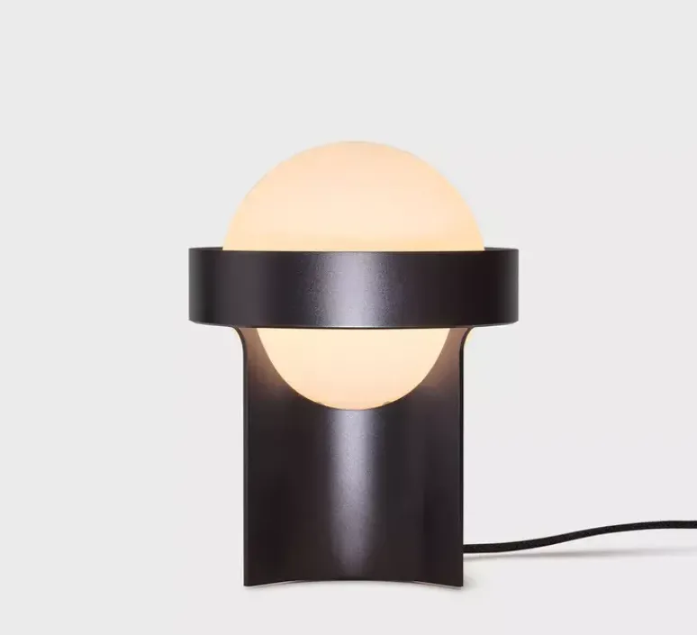 Lampe*Tala Lampe à poser, Loop, , Ø18,5cm, H24,5cm - Gris foncé