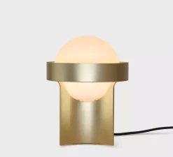 Lampe*Tala Lampe à poser, Loop, , Ø18,5cm, H24,5cm - laiton