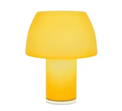 Lampe*Nemo Lighting Lampe à poser, Lorosae, réédition d'Alavaro Siza, , IP54, LED, dim, 2700K, 380 lm, Ø20cm, H25cm - jaune sorrento