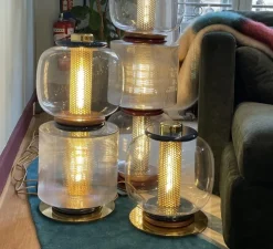 Lampe à poser, Loulou 1 module, Bleu minuit, Ø34cm, H39cm - Sarah Lavoine