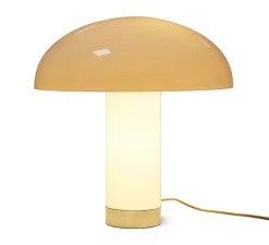 Lampe*HKLIVING Lampe à poser, Lounge, , Ø47cm, H49cm - HK Living blanc, chrome