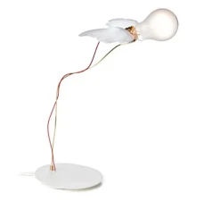 Lampe*Ingo Maurer Lampe à poser, Lucellino table, , Ø30cm, H35cm - blanc, rouge