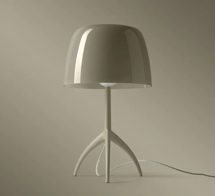 Lampe à poser, Lumiere Grande Nuances, creta, vert, Ø26cm, H45cm - Foscarini