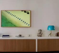 Lampe*Foscarini Lampe à poser, Lumiere Piccola Nuances, , Ø20cm, H35cm - creta, vert