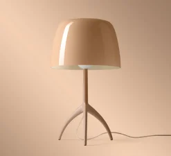 Lampe*Foscarini Lampe à poser, Lumiere Piccola Nuances, , Ø20cm, H35cm - cipria, rose