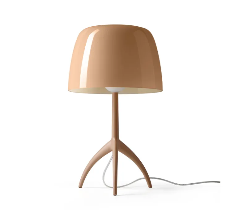 Lampe à poser, Lumiere Piccola Nuances, cipria, rose, Ø20cm, H35cm - Foscarini