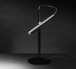 Lampe à poser, Magneto, noir, LED, 2700K, 475 lm, L15cm, H38cm - Foscarini