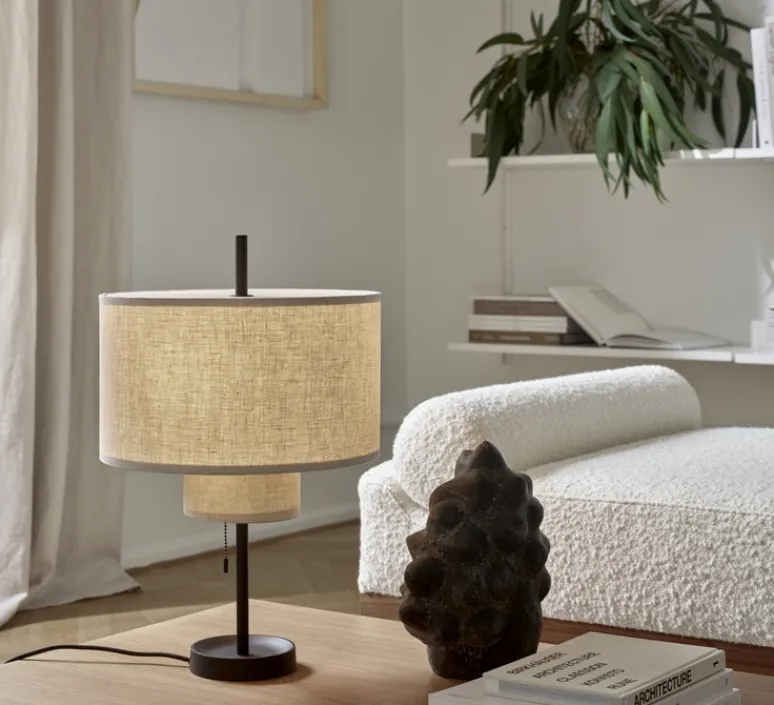 Lampe*New Works Lampe à poser, Margin, , Ø36cm, H56,5cm - beige