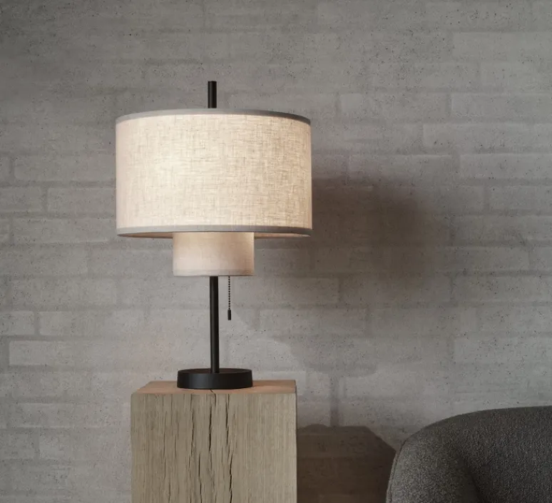 Lampe*New Works Lampe à poser, Margin, , Ø36cm, H56,5cm - beige