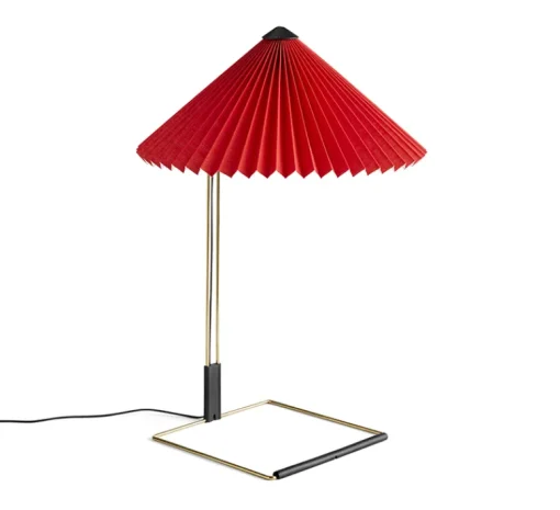 Enfants|Lampe*HAY Lampe à poser, Matin 380, , LED, 2800K, 150lm, Ø38cm, H52cm - rouge vif