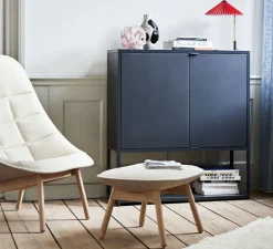 Lampe*HAY Lampe à poser, Matin 300, , LED, 2800K, 150lm, Ø30cm, H38cm - rouge vif