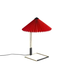 Lampe*HAY Lampe à poser, Matin 300, , LED, 2800K, 150lm, Ø30cm, H38cm - rouge vif