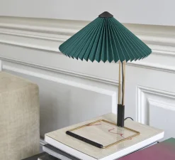 Lampe*HAY Lampe à poser, Matin 300, , LED, 2800K, 150lm, Ø30cm, H38cm - vert