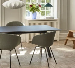 Lampe à poser, Matin 380, vert, LED, 2800K, 150lm, Ø38cm, H52cm - HAY