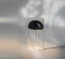 Lampe*Oluce Lampe à poser, Medusa 254, , LED, 2700K, 500 lm, Ø15cm, H30cm - noir