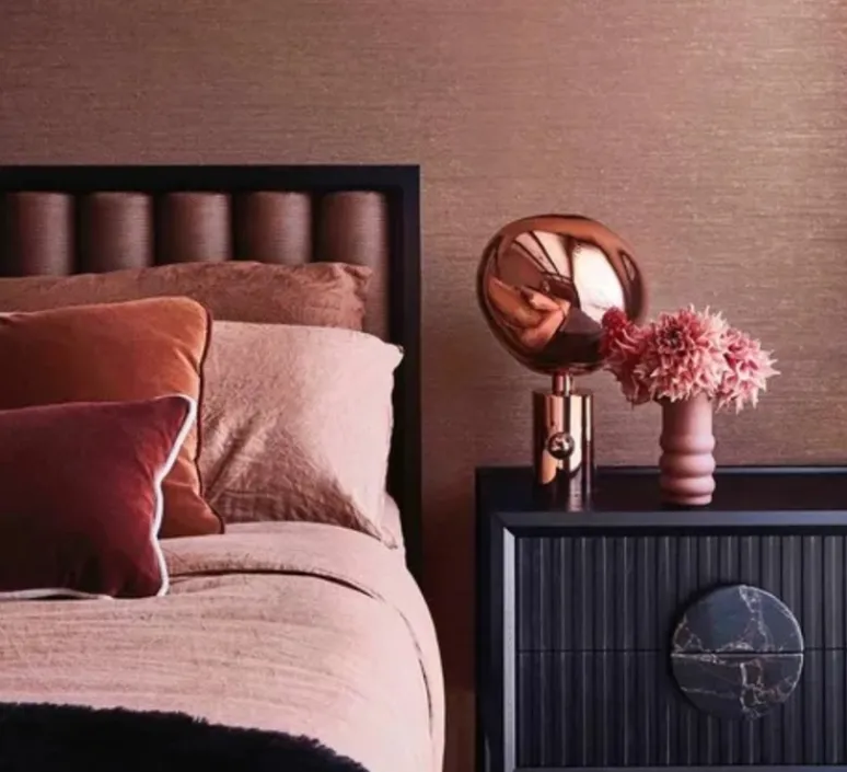 Lampe*Tom Dixon Lampe à poser, Melt, , Ø28cm, H43cm - cuivre