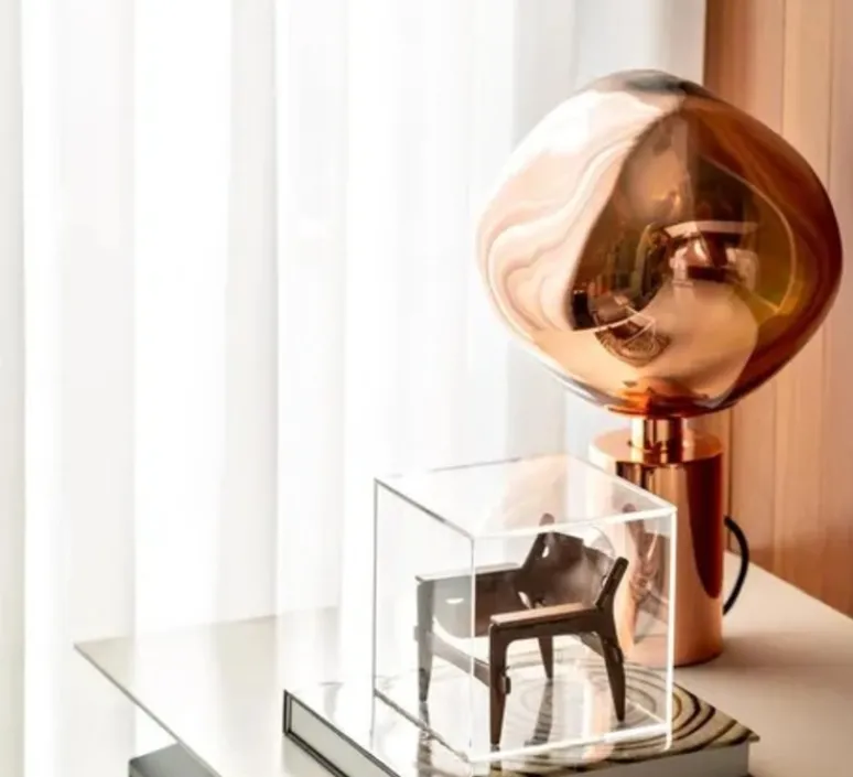 Lampe*Tom Dixon Lampe à poser, Melt, , Ø28cm, H43cm - cuivre