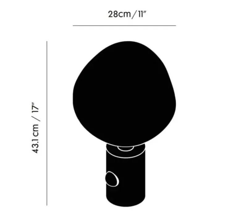 Lampe*Tom Dixon Lampe à poser, Melt, , Ø28cm, H43cm - cuivre