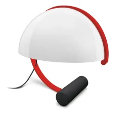 Lampe*Stilnovo Lampe à poser, Meta, , L37,5cm, H39,6cm - Rouge et noir