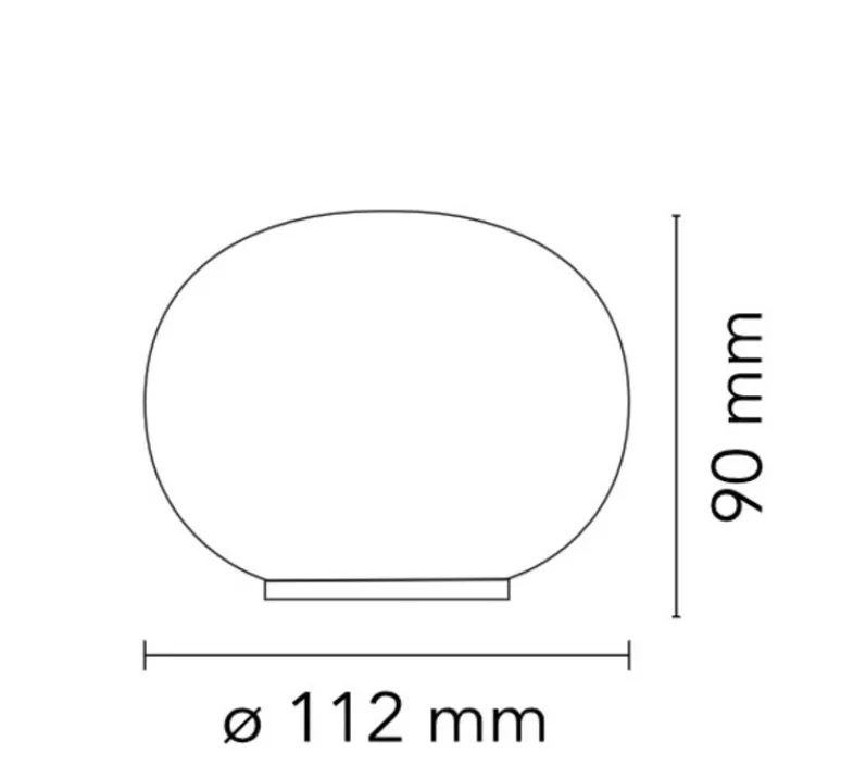 Enfants|Lampe*Flos Lampe à poser, Mini Glo-Ball , , Ø11,2cm, H9cm - blanc