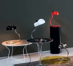 Lampe*Stilnovo Lampe à poser, Minitopo, , L19,4cm, H36cm - rouge